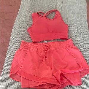 90 Degree By Reflex Pink Athletic Set